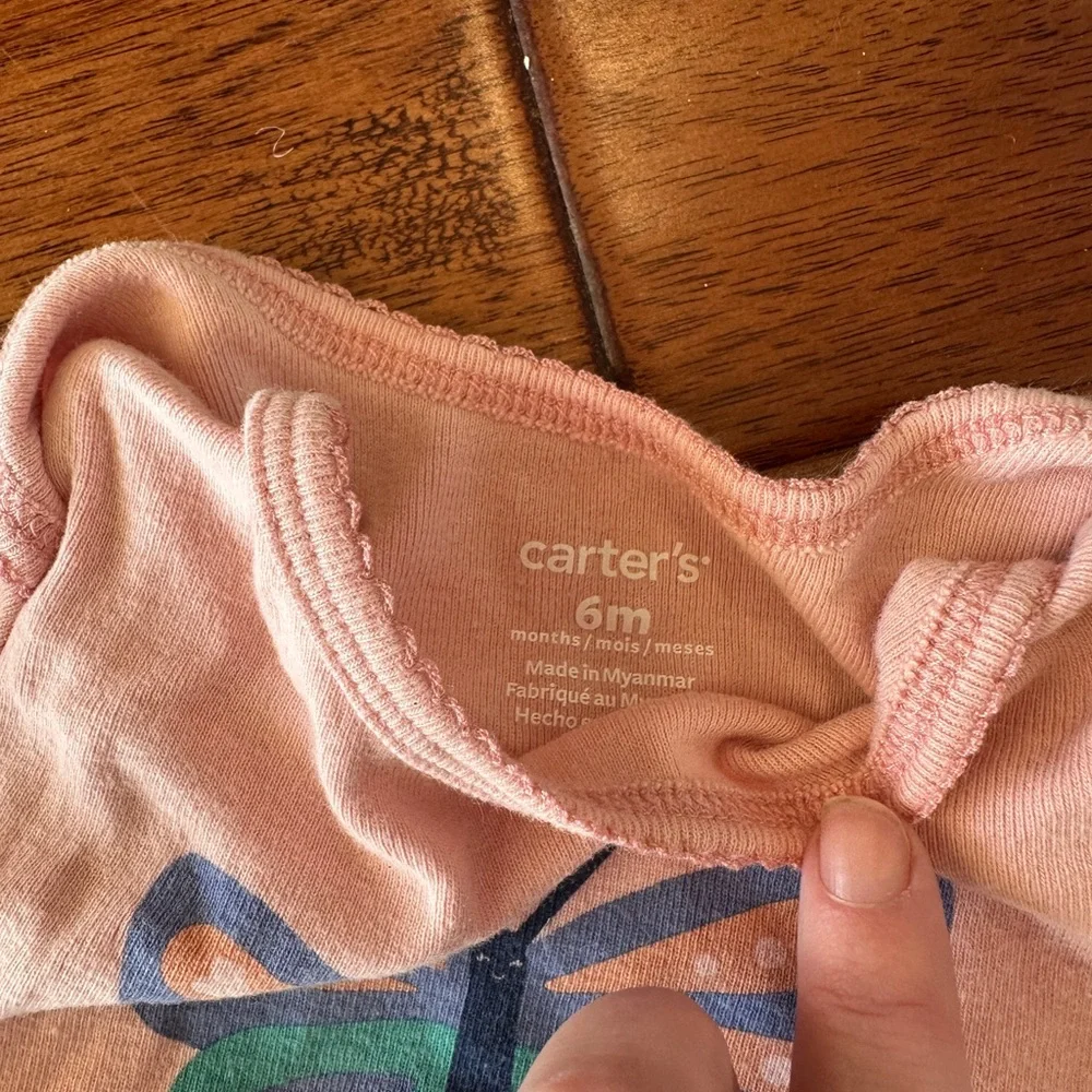 Carter's Pink Baby Onesie